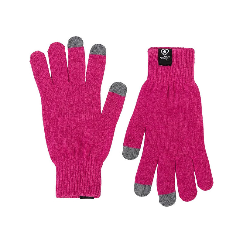 Meatfly Dámske rukavice BOYD Berry Pink 66586958