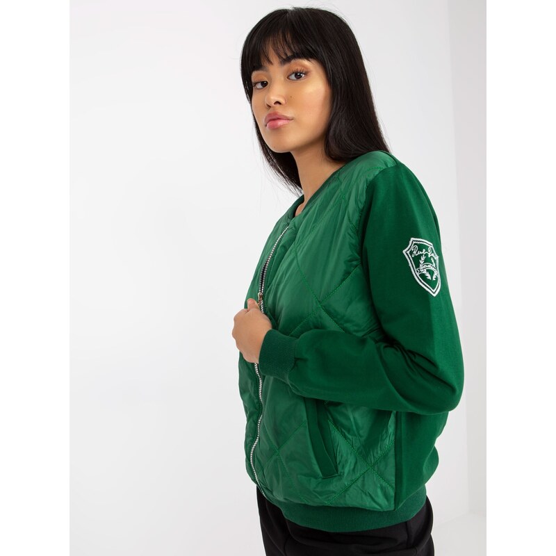 RUE PARIS Sweatshirt-RV-BL-8225.88-dark green 64792377