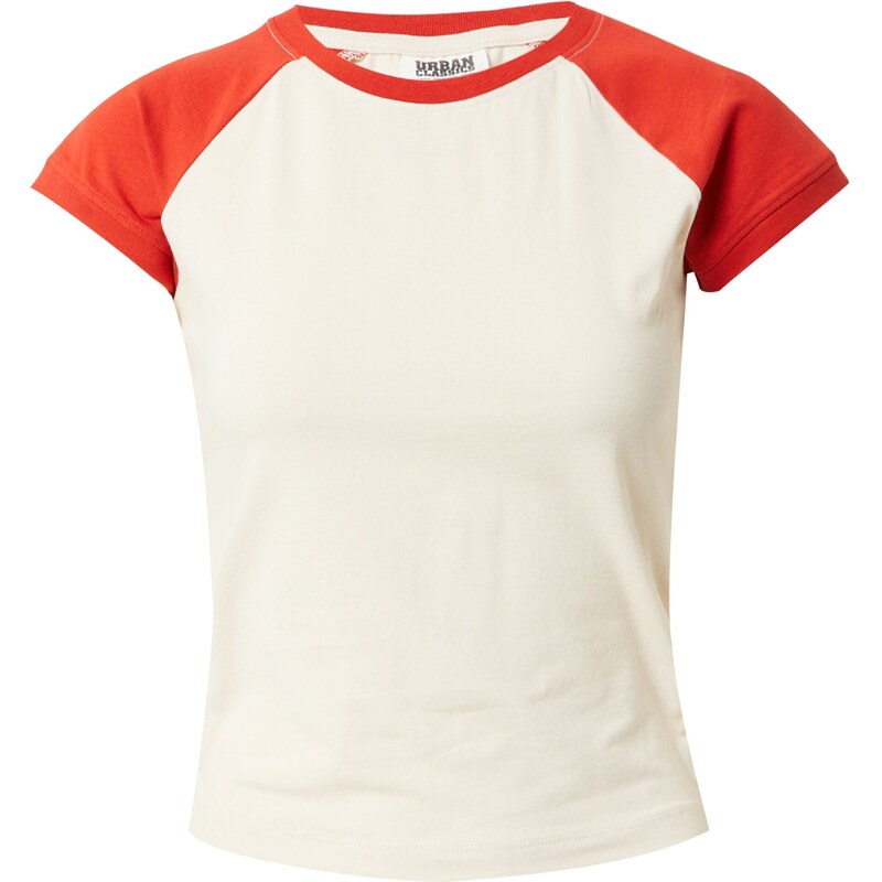 Urban Classics Tričko krémová / červená 35891567