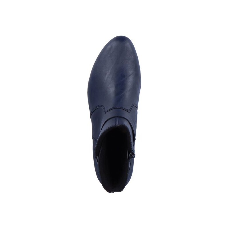 Kotníkové boty v elegantním modrém zpracování Rieker Y0775-14 modrá