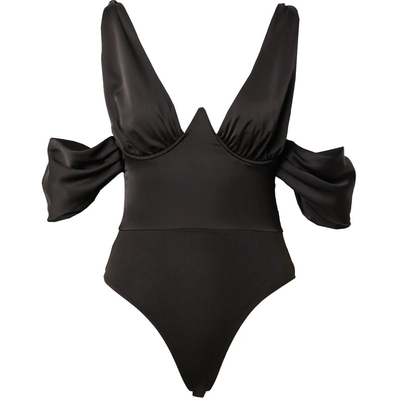 Misspap Košeľové body čierna 54443879