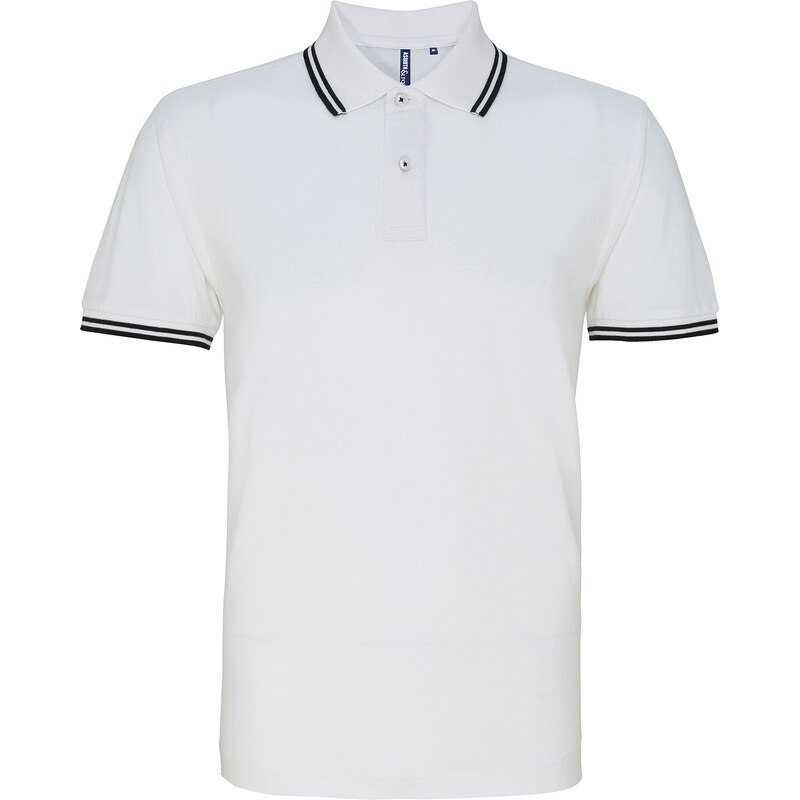 ASQUITH&FOX Pánske polo s kontrastnými detailmi na golieri a rukávoch 62677270