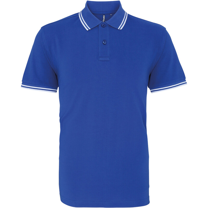 ASQUITH&FOX Pánske polo s kontrastnými detailmi na golieri a rukávoch 62677262