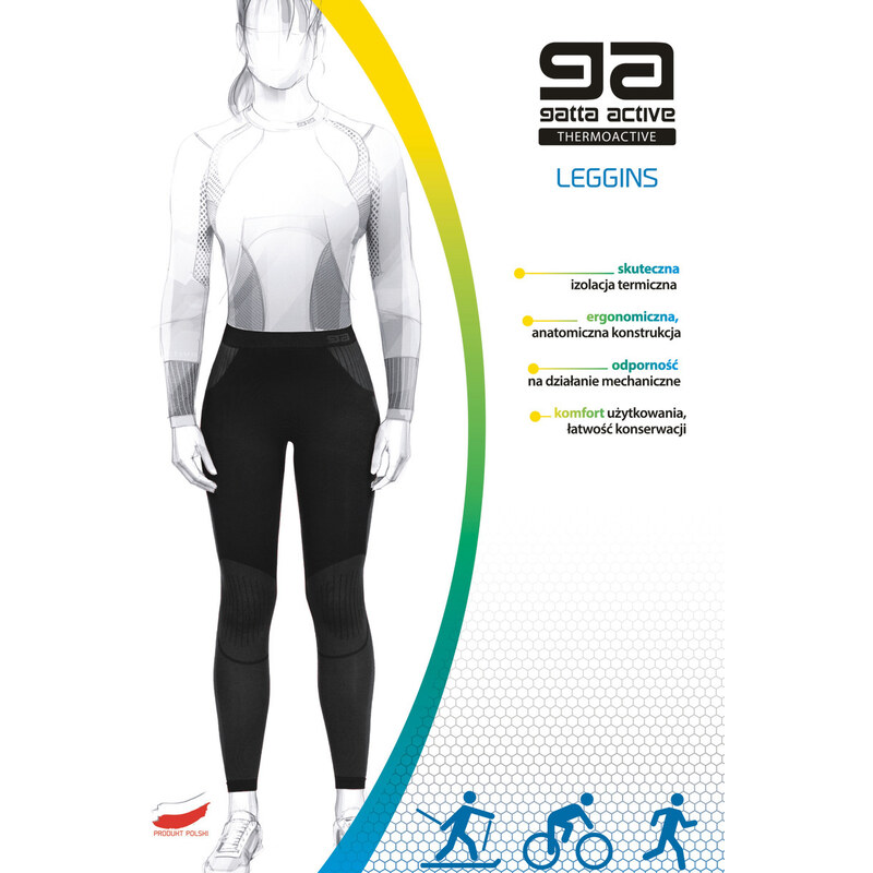 GATTA BODYWEAR Dámske legíny WOMEN THERMOACTIV BASIC DABLAM 35898408