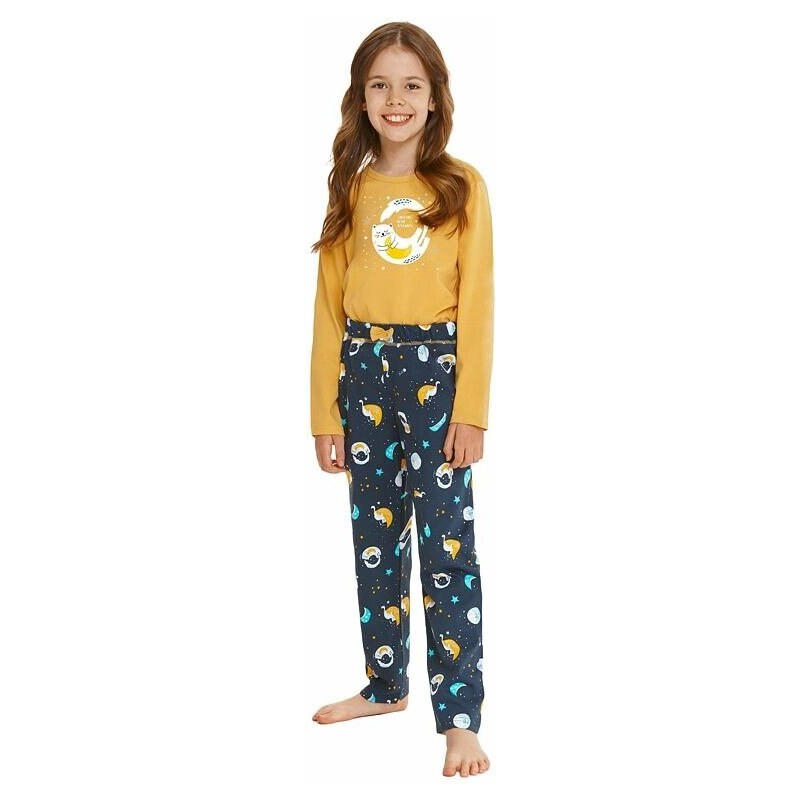 Taro Dievčenské pyžamo Sarah žlté