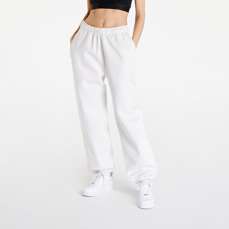 Kalhoty Nike Solo Swoosh Womens Fleece Pants Phantom/ White L 53267362