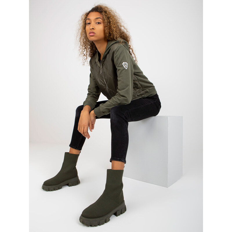 RUE PARIS Sweatshirt-RV-BL-8226.11X-khaki 64685243