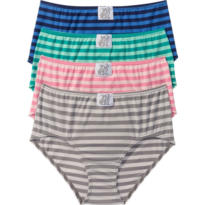 bonprix Maxi nohavičky (4 ks v balení), farba modrá 44742121