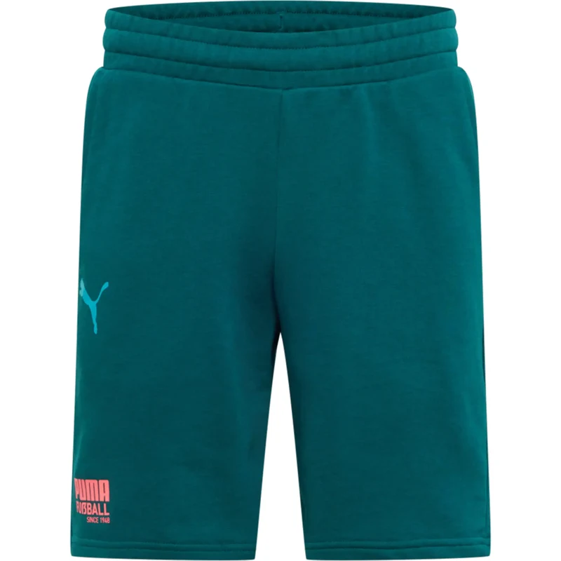 PUMA Športové nohavice smaragdová / nefritová / lososová 67750220