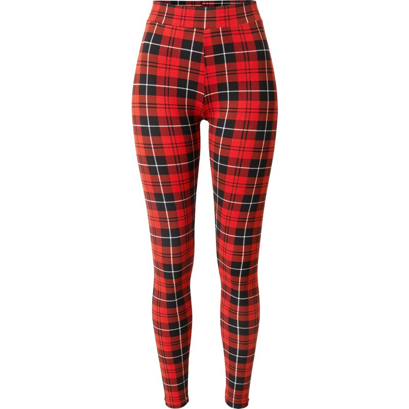 Urban Classics Legíny červená / čierna / biela 57195497