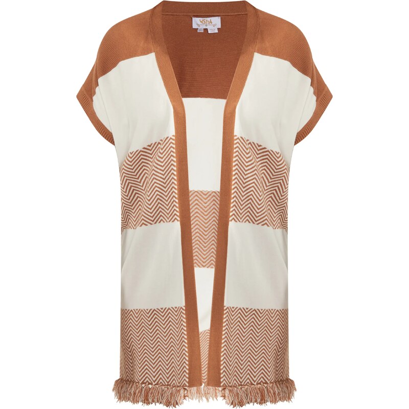 usha FESTIVAL Vesta béžová / farba ťavej srsti 54237424