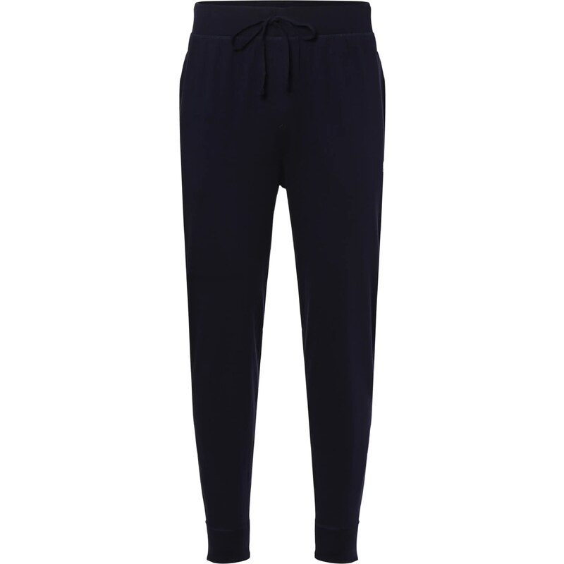 Polo Ralph Lauren Pyžamové nohavice tmavomodrá / biela