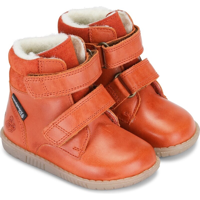 Bundgaard detské zimné kožené topánky zateplené ovčou vlnou - Rabbit 46771586