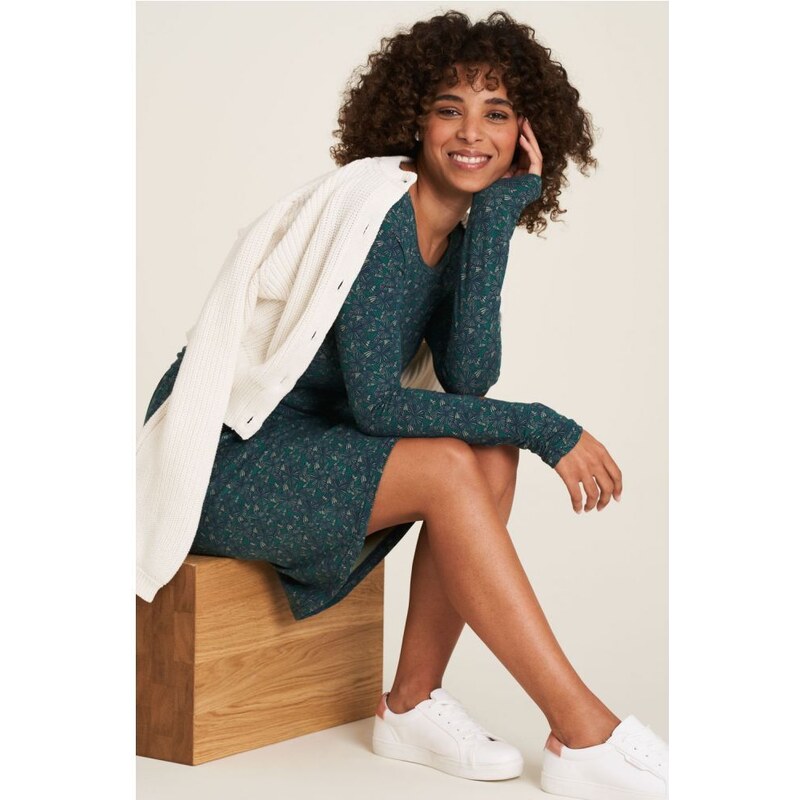 Tranquillo Zelené vzorované šaty 35927695