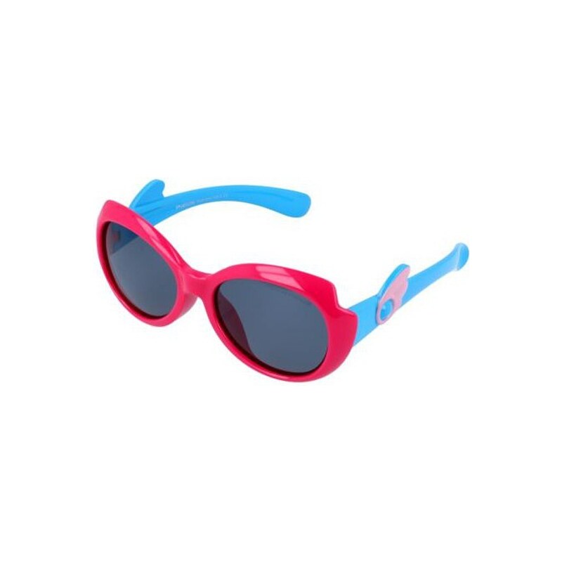 Sunmania Ružovo-modré bodkované detské okuliare "Wings"