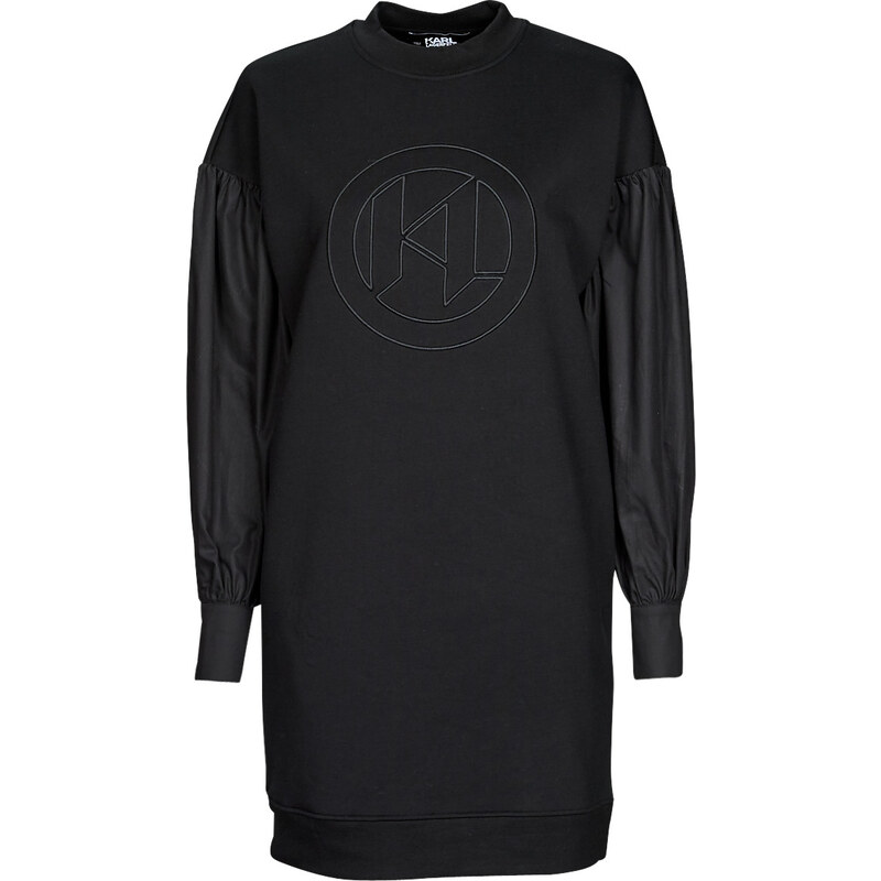 Karl Lagerfeld Krátke šaty FABRIC MIX SWEATDRESS Karl Lagerfeld 62492644
