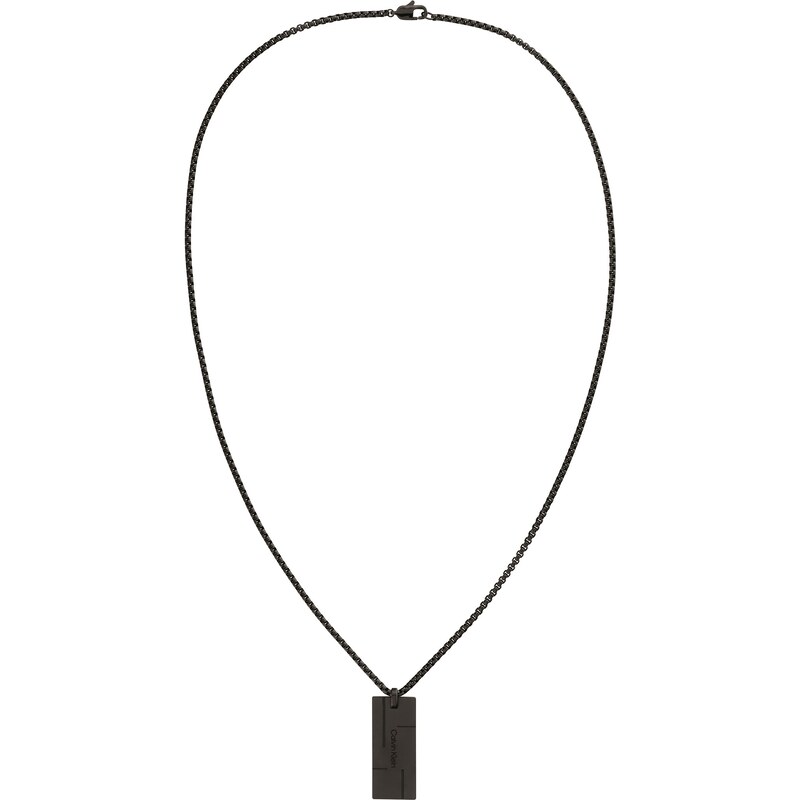 Calvin Klein Moderný čierny náhrdelník z ocele Iconic Id 35000059 66584067