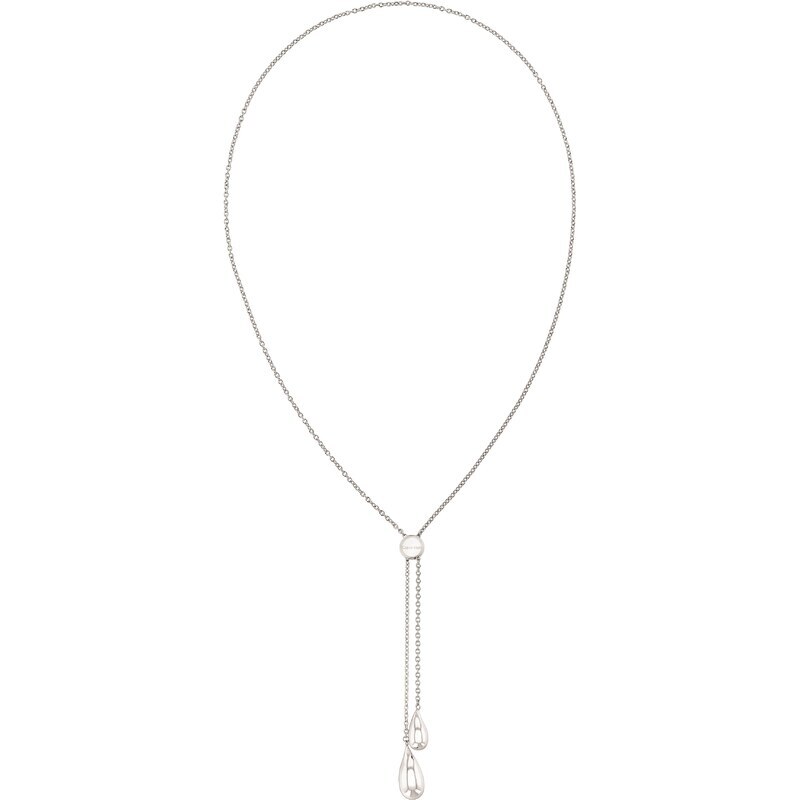 Calvin Klein Moderný oceľový náhrdelník s posuvným zapínaním 66580009