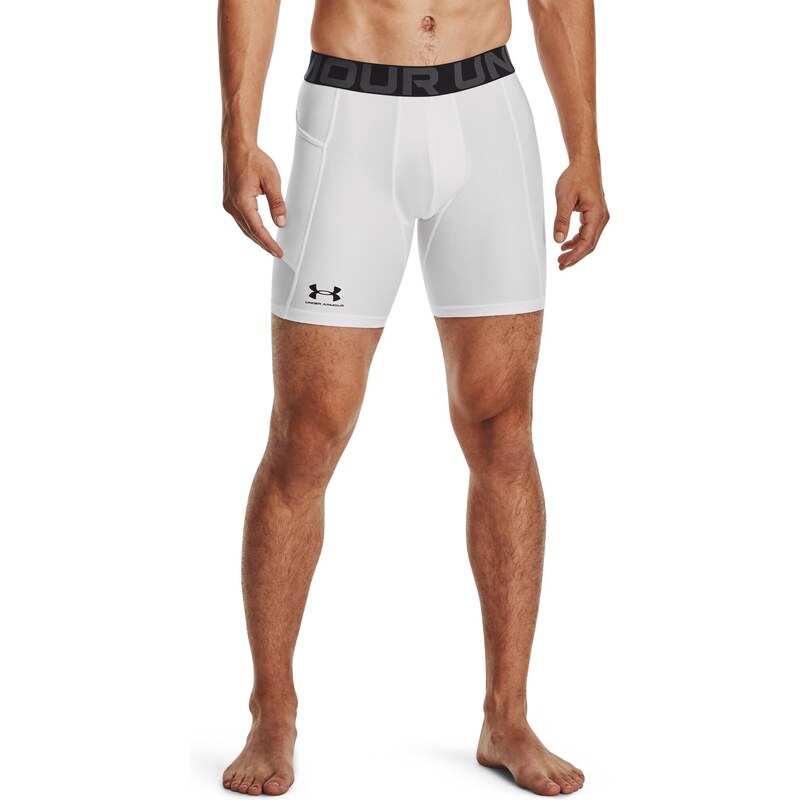Mens compression shorts Under Armour HeatGear Shorts - white 64783658