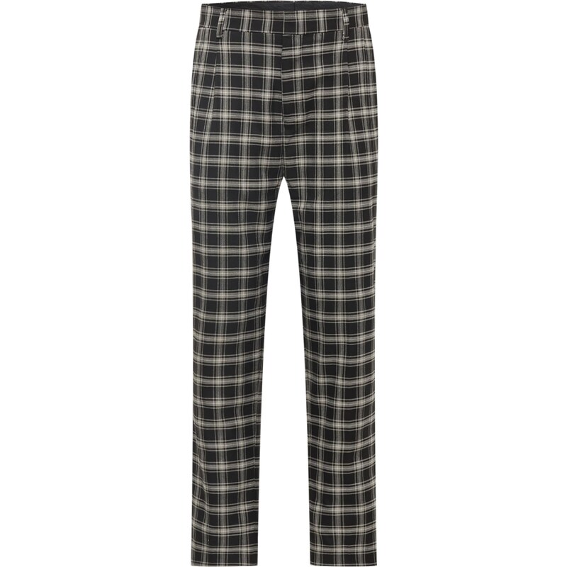 BURTON MENSWEAR LONDON Chino nohavice čierna / biela 63143054