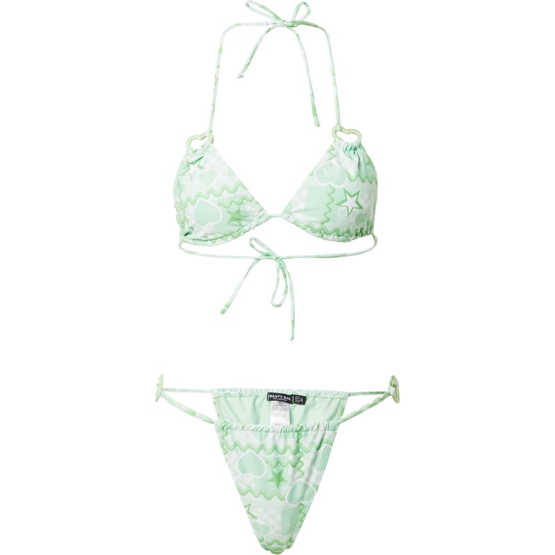 Nasty Gal Bikiny mätová / biela 65868100