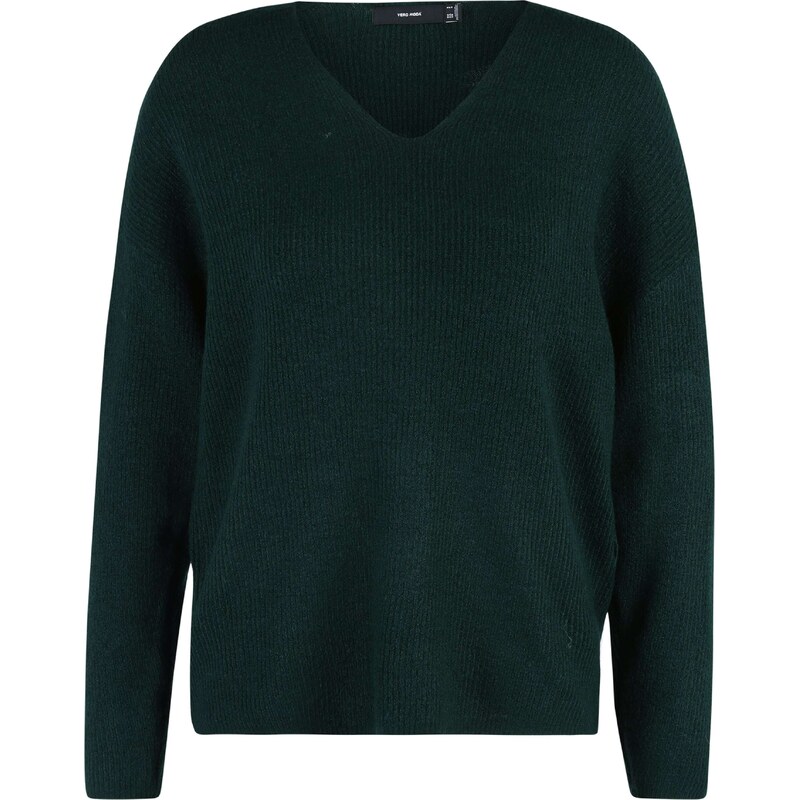 VERO MODA Sveter Lefile smaragdová 66236261
