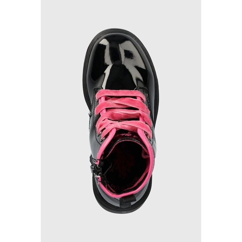 Detské topánky U.S. Polo Assn. čierna farba
