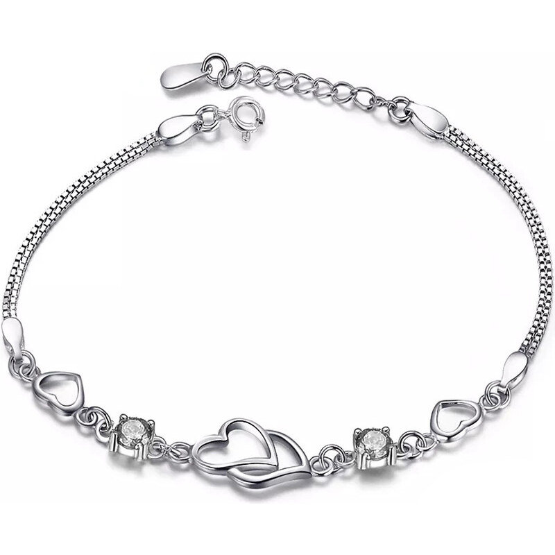 Dámsky strieborný náramok EMMERETTE 35987387