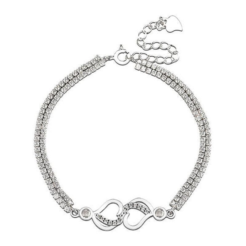 Dámsky strieborný náramok ADALYN 35987388