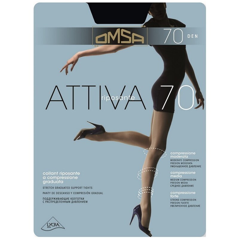 Pančuchové nohavice Omsa Attiva 70 den 36014086