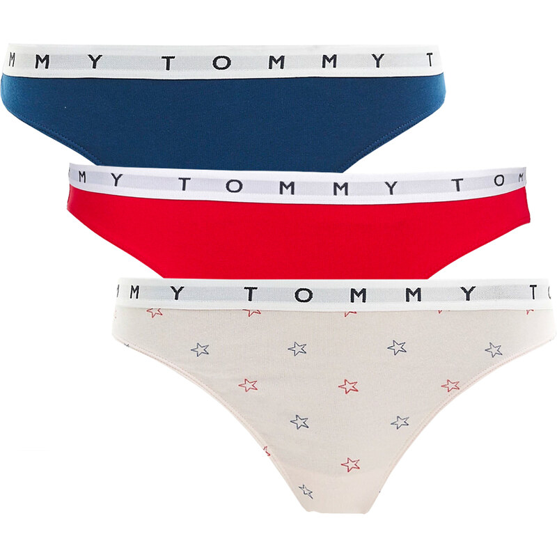 TOMMY HILFIGER - tangá 3PACK king red star - special limited edition 36018374