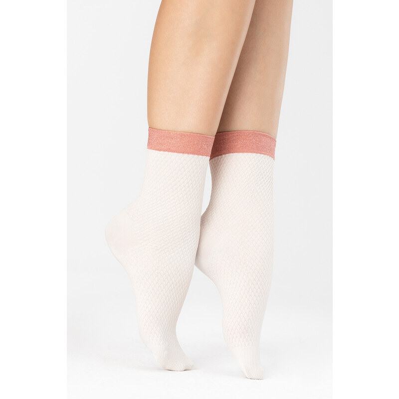 Silonkové ponožky Fiore Biscuitt 60 DEN G1137 52915965