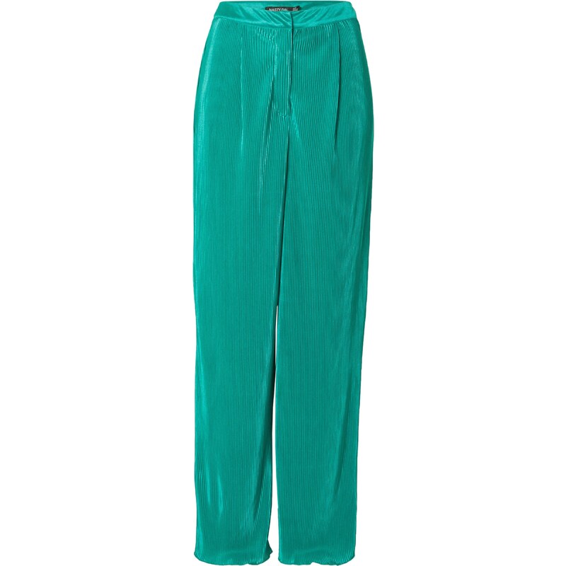 Nasty Gal Plisované nohavice nefritová 54238170