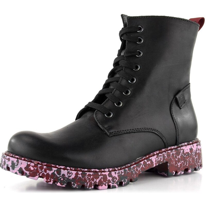 Josef Seibel vyššia šnurovacia členková obuv Marta schwarz-kombi 66061239