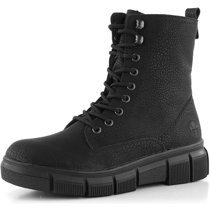 Rieker vyššia šnurovacia členková obuv so zipsom X3400-00 66061267