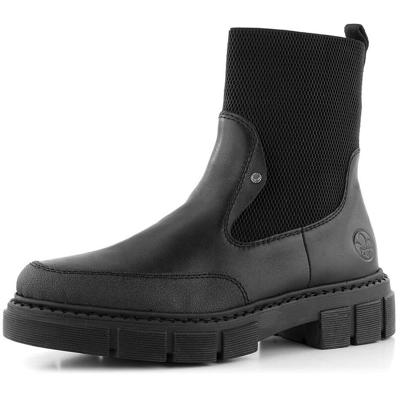 Rieker dámska členková obuv s pružným lemom čierna M3872-00 66060896