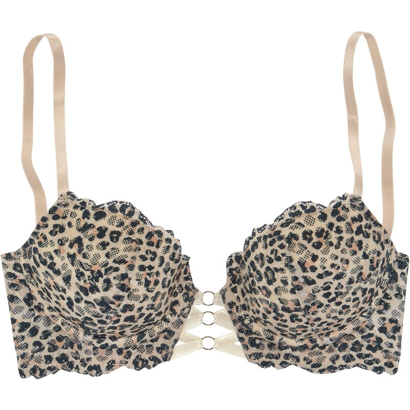 LASCANA Podprsenka béžová / čierna 54236383