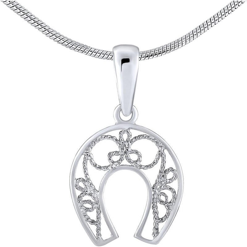 Ligot Strieborný prívesok - podkova SILVEGOB15009ZT 46719502