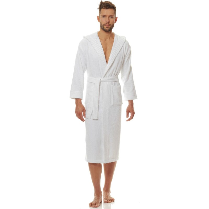 Pánsky župan 2104 biely - L&L 57260466