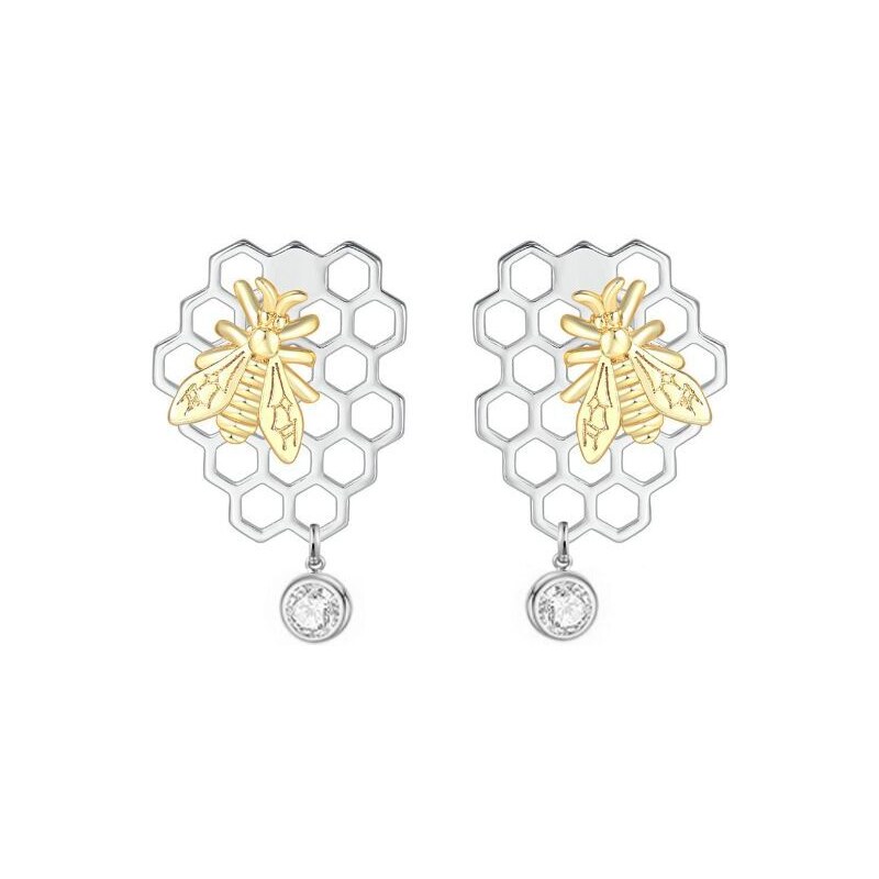 SWAROVSKI Elements Swarovski e. náušnice Honey Meadow, včielka see3712 36075106