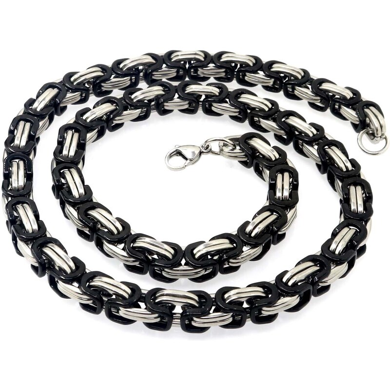 Sams Artisans Pánsky náhrdelník Black King chirurgická oceľ INHM002 36077536