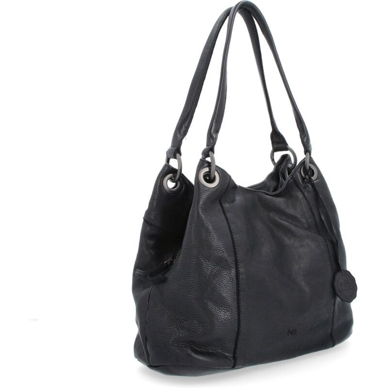 Kožená kabelka cez rameno Noelia Bolger čierna NB 2063 C 36086418