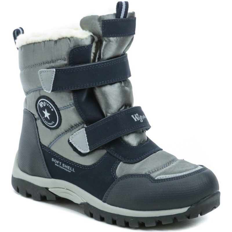 Wojtylko 5Z23039 modré detské zimné topánky 36093247