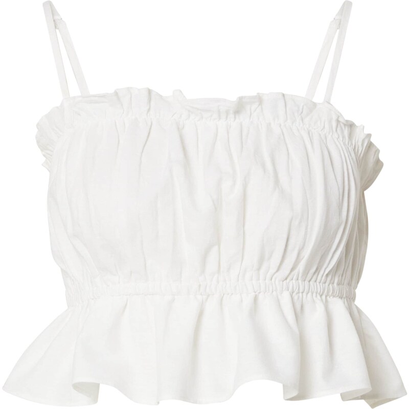 Nasty Gal Top Cami biela 63143087