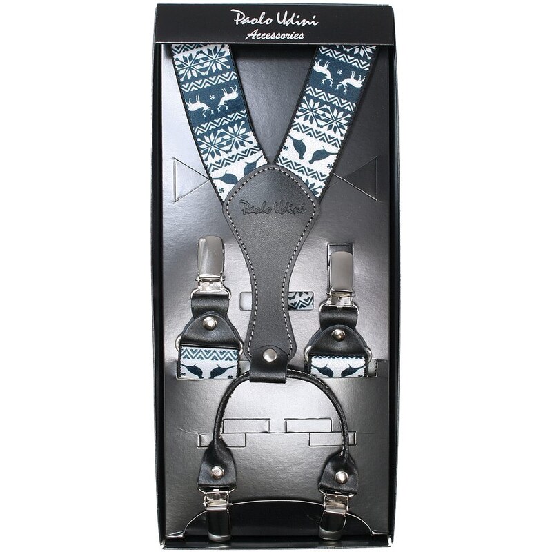 Bielo-modré traky s nórskym vzorom 36110999