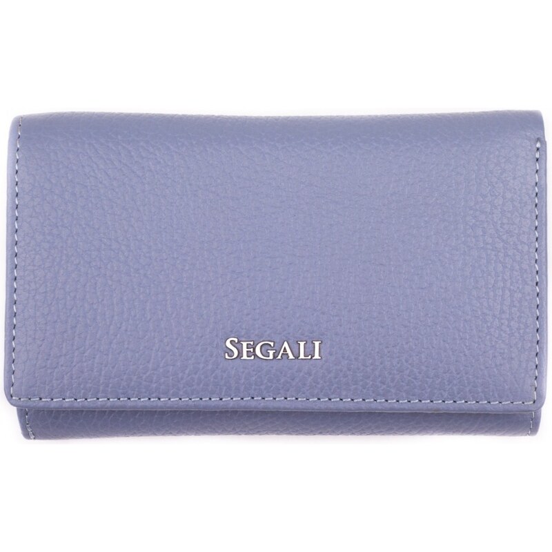 SEGALI Dámska kožená peňaženka 7074 B lavender 66592424