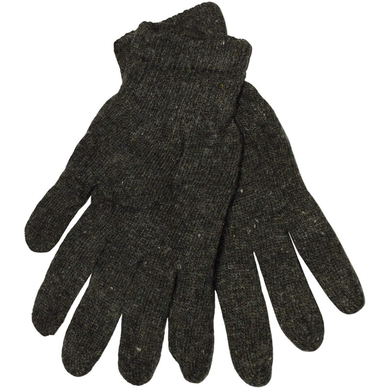 Sport Jesenné pletené rukavice hrejivé tmavé R226PM