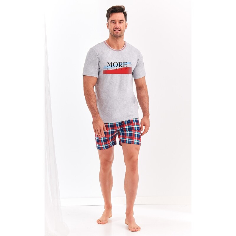 Pánske pyžamo Taro Simon | šedá 2086 37894324