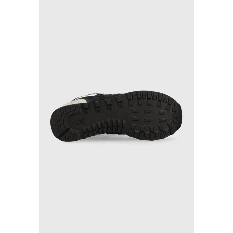 Topánky New Balance WL574BI2-BI2, čierna farba,