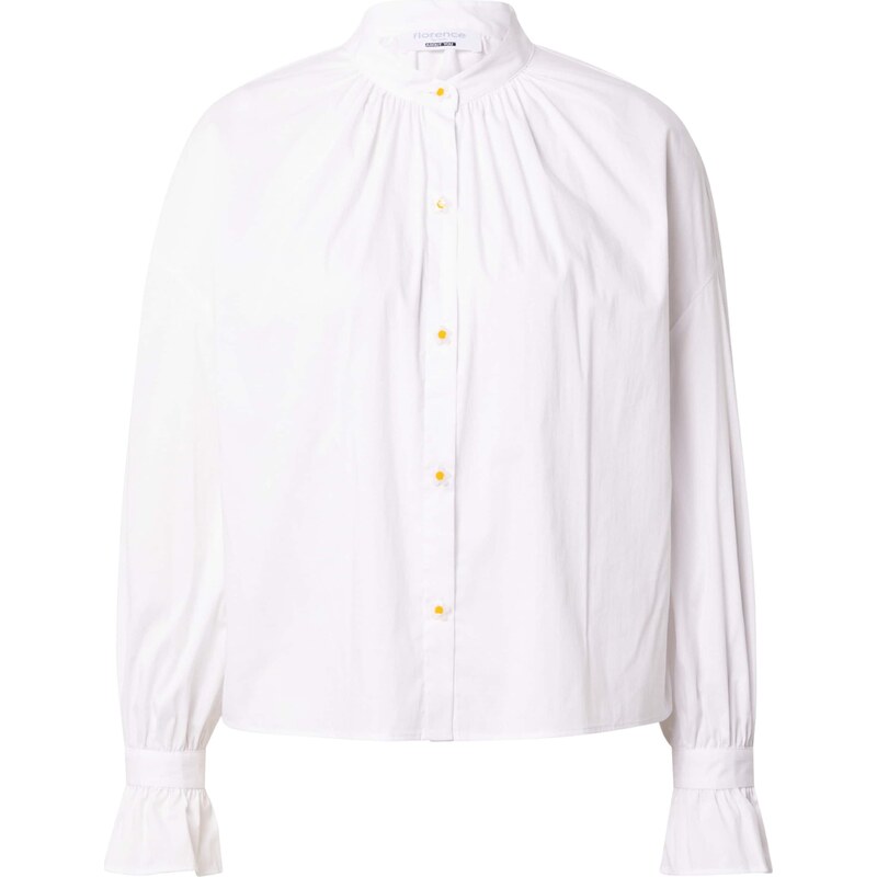 florence by mills exclusive for ABOUT YOU Blúzka Camille žltá / biela 54235987